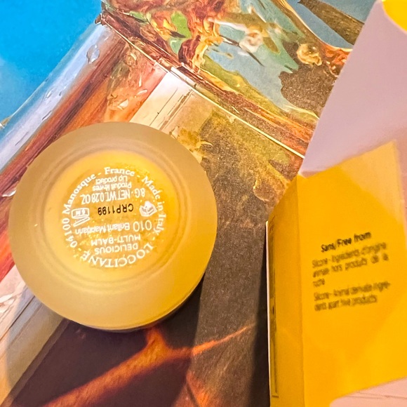 L’OCCITANE Brilliant Mandarin Shimmery Multi-Balm 8g for lips & Cheeks NIB - Picture 8 of 8
